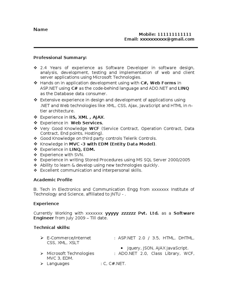resume 3 Years Experience Resume resume format 3 years experience ninja turtletechrepairs co of experienced engineer gse bookbinder