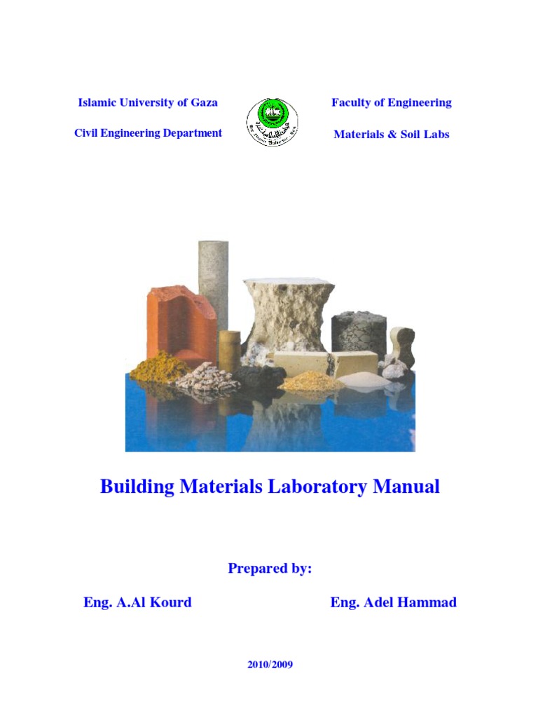 Material Testing Lab Manual PDF Construction Aggregate Wear