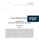 Home Gateway Initiative: Hgi-Gd013-R2 Hgi Guideline Document: Qos White Paper