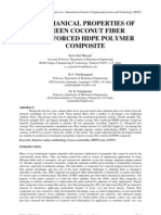 Mechanical Properties of Green Coconut Fiber Reinforced Hdpe Polymer Composite