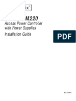 AL600ACM220: Access Power Controller With Power Supplies Installation Guide