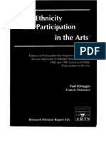 Race, Ethnicity, and Participation in The Arts