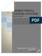 Bidirectional Visitor Counter