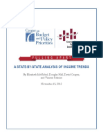 A State-By-State Analysis of Income Trends: CBPP