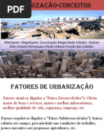 URBANIZAÇÃO-CONCEITOS