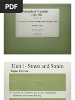 Lecture4 3-d Stress Tensor and Equilibrium Equations