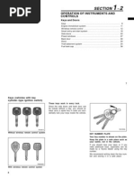 Section Ï: Operation of Instruments and Controls