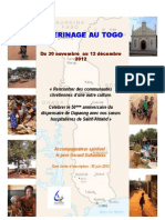 Programme Togo 30 Nov-12 Dec