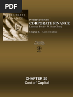 Chapter 20 - Cost of Capital