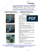 Mediidores de Agua Potablle Domiiciilliiariios - DN 13 MM y 19 MM