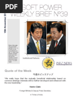 Download J-Soft Power Weekly Brief 39 by Japan Foreign Policy Observatory SN113375317 doc pdf