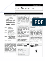 Sample Three-Column Newsletter in MS Word