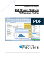 Risk Solver Platform Reference