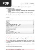 Sample HR Manual