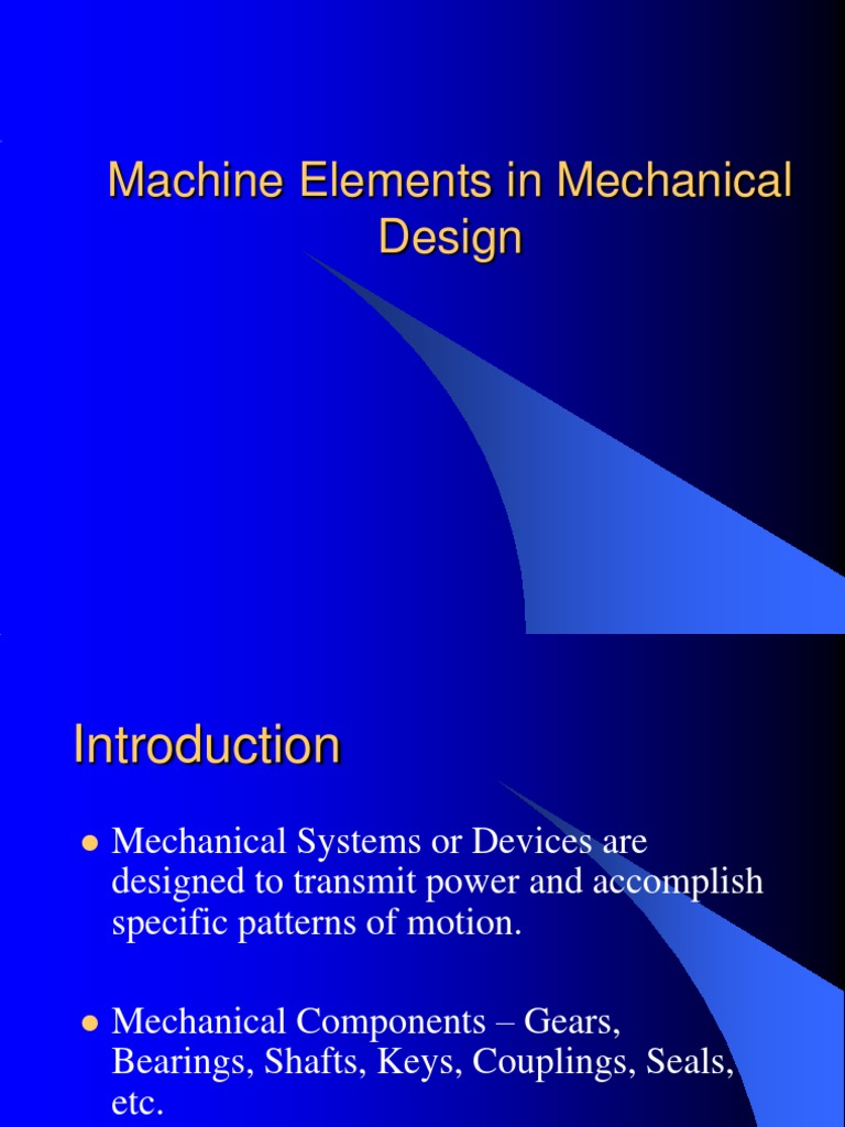 ch1 Intro | PDF | Machines | Engineering