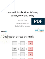 Ad Tech Channel Attribution