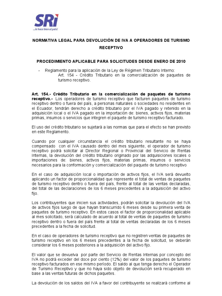 Base Legal Ot Turismo Valor Anadido