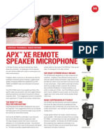 XE Remote Speaker Microphone Specs