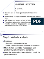 Time Study Procedure - Overview