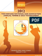 2012 HNBA Tennis & Golf Tournament