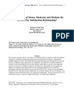 2004_JMP Love of Money Moderate & Mediate Income-Pay Satisfaction