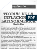 Katz, C. - Teorías de La Inflación en Latinoamérica