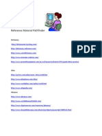 Reference Material Pathfinder