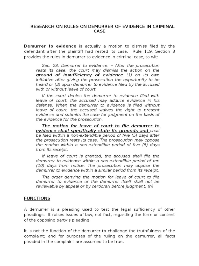 Time To File Demurrer To Amended Complaint Adding