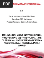 Menjaga Masa Instruksional Kinta Selatan