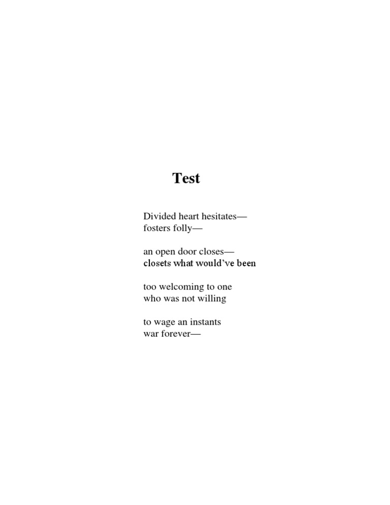 Test | PDF