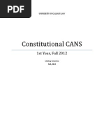 Fall 2012 - Constitutional Exam CANs