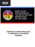 Download Proposed BJMP Policy Procedures in the Selection and Designation of Jail Aides by Randel Latoza SN113471051 doc pdf