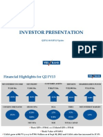 Investor Presentation: Q2FY13 & H1FY13 Update