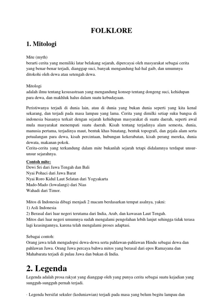 Cerita Rakyat Dari Luar Negeri