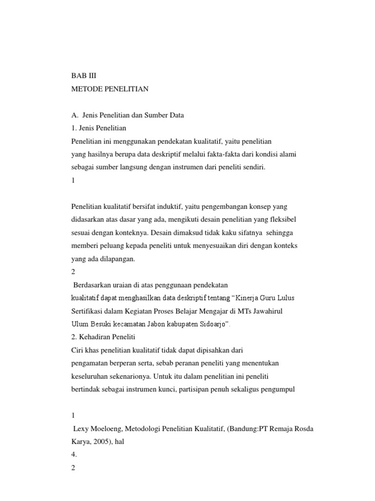 Sumber Data Penelitian