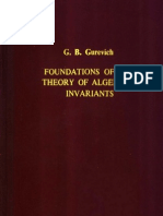 Gurevich G.B Foundations of The Theory of Algebraic Invariants