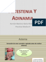 Astestenia y Adinamia