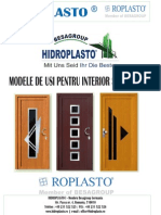 Modele de Usi Interior/exterior ROPLASTO