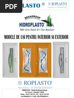 Modele De Usi Interior Si Exterior Roplasto