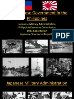 The Japanese Government in The Philippines