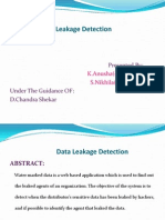 Data Leakage Detection: Presented by