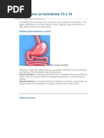 O que fazem os hormônios T3 e T4