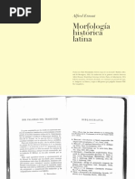 Morfologia Historica Latina de Alfred Ernout