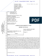 E-File: March 29, 2010: United States Bankruptcy Court District of Nevada