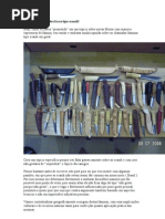 Porque não gosto das facas tipo scandi!