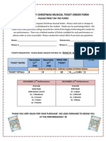 Ticket Order Form