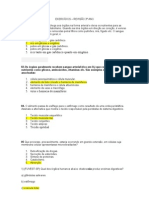 Gabarito Exercícios Revisão 3º Ano