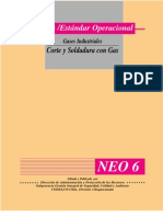 Norma - Estandar Operacionalgases Industriales-Corte y Soldadura Con Gas