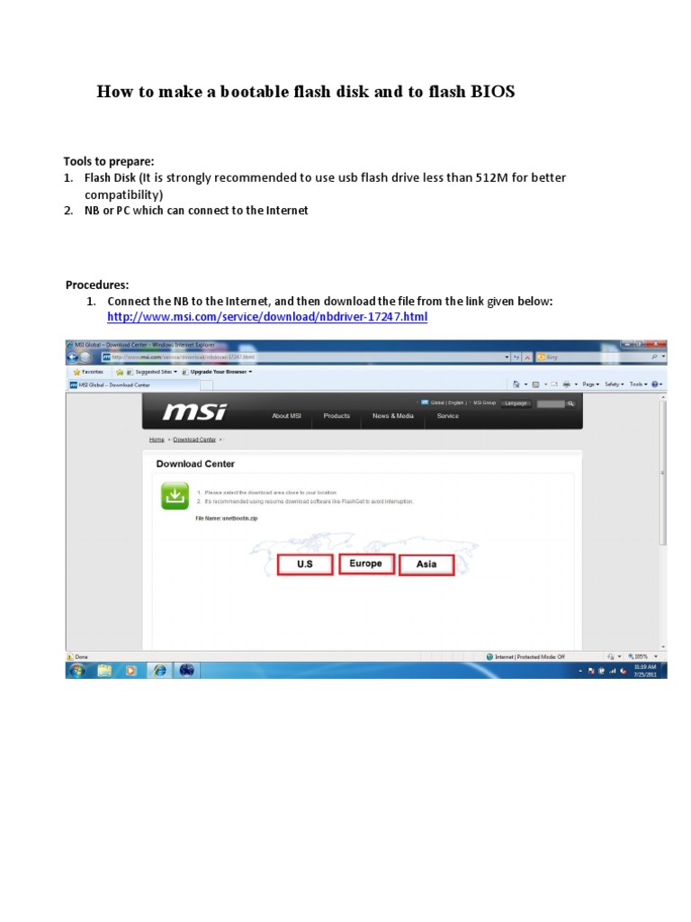 How To Make A Bootable Flash Disk and To Flash BIOS | PDF | Computers