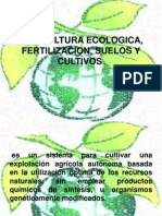 Agricultura Ecologica, Fertilizacion, Suelos y Cultivos